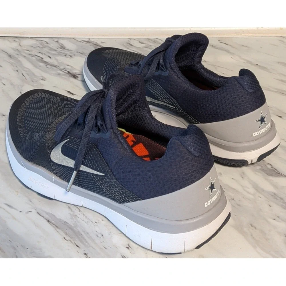 Nike Free Trainer X NFL‎ v7 'Dallas Cowboys' Sneakers AA1948-405 Men's Size 8